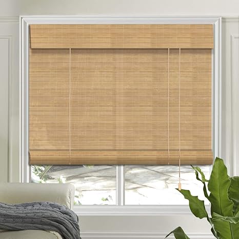 LETAU Wood Window Shades Blinds, Bamboo 