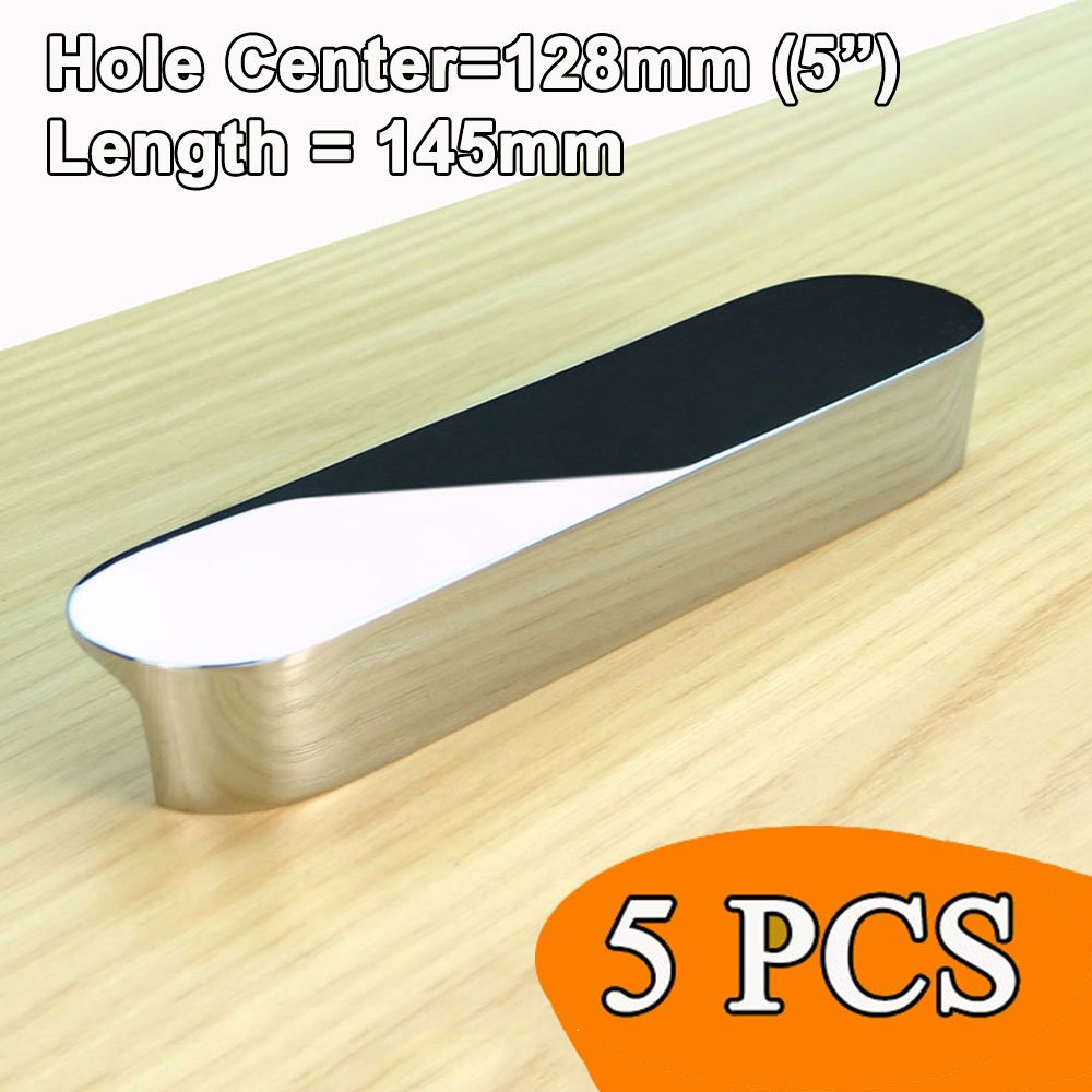 Galleon 4 5 Inch Chrome Extra Thick Modern Kitchen Cabinet Pulls