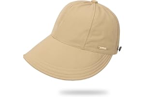 DANMY Sun Hats for Women,Summer Beach Sun Hat Visor for Women,Women Wide Brim Fedora Cap UPF50+