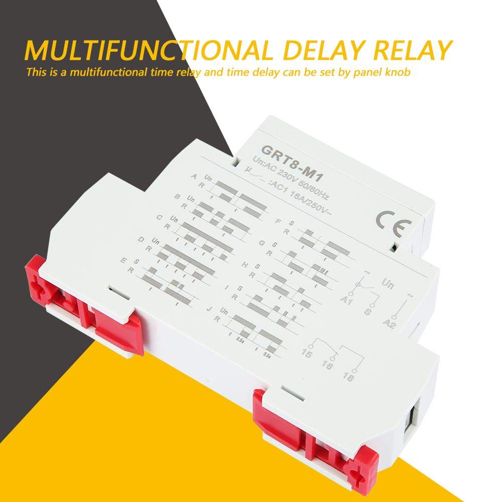 Delay Timer Relay Heating Element Control,Motor,Fan Control GRT8M1 AC