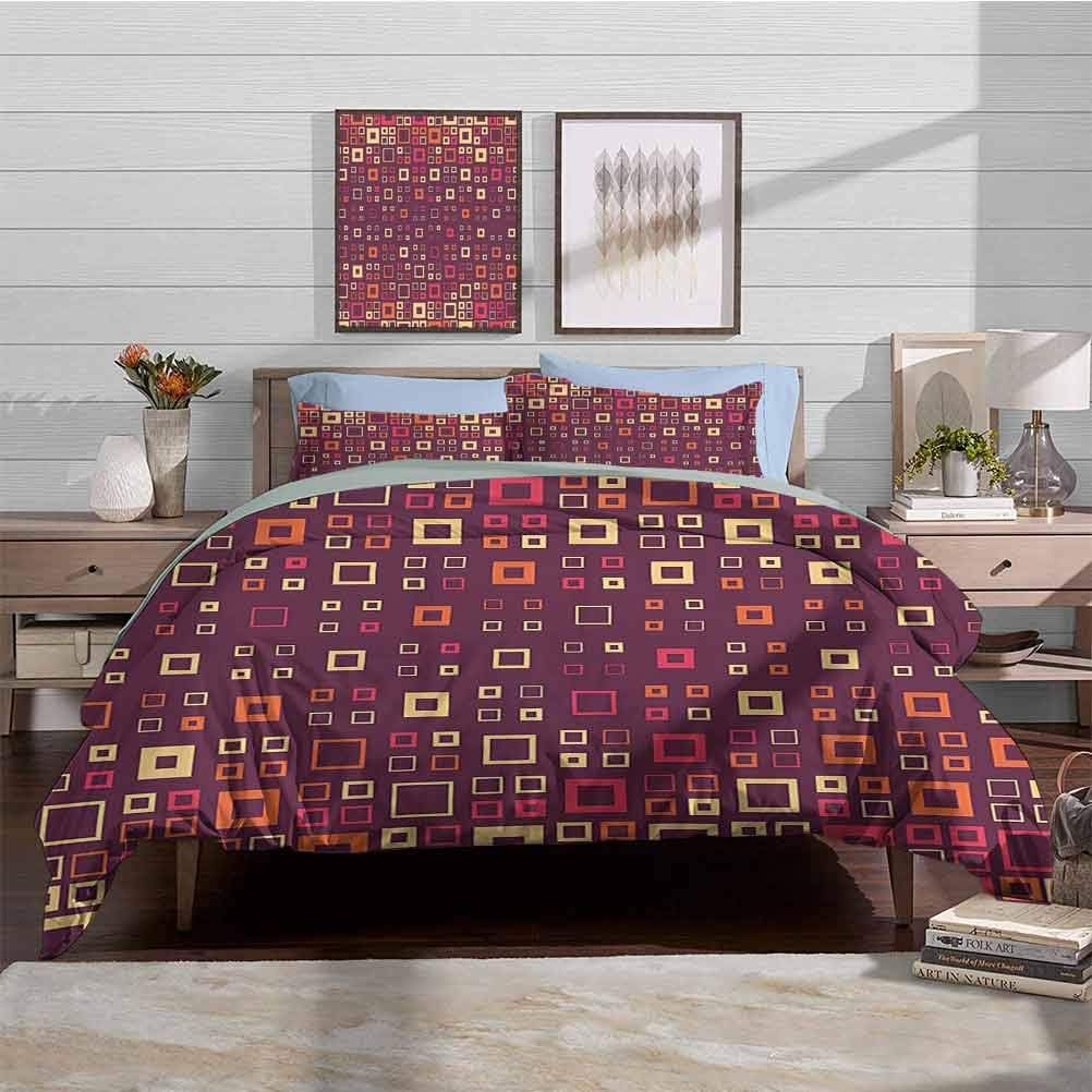 Duvet Cover Set Geometric Luxury Shaggy Duvet Cover Set