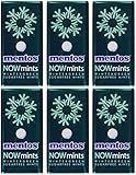 Mentos Now Mints - Wintergreen - Sugar Free - Net Wt. 1.09 OZ (31 g) Each - Pack of 6