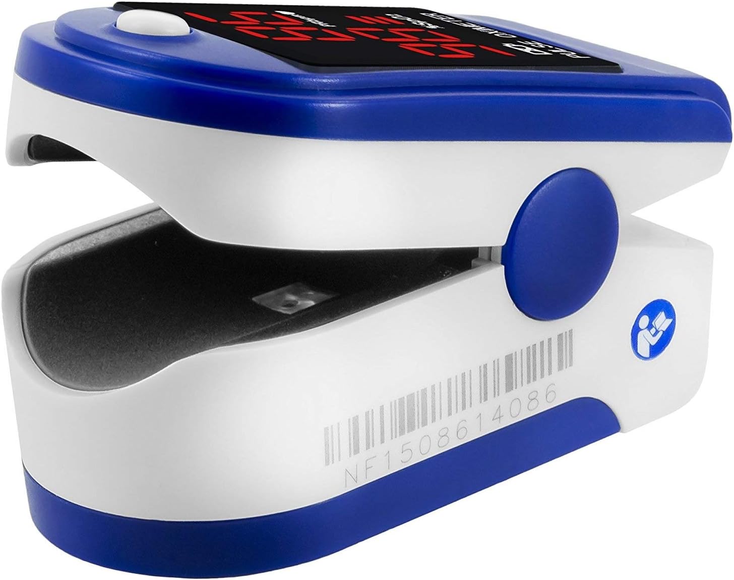 Facelake ® FL400 Pulse Oximeter with Carrying Case, Batteries, Neck/Wrist Cord - Blue: Health & Personal Care