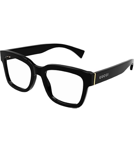 Amazon.com: Gucci GG1193O 001 Black Square Women's Eyeglasses