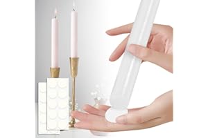YFANITI 20 Taper Candle Holders Candle Adhesive Candle Grips Small Candle Accessories Taper Candle Adhesive Inserts