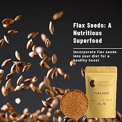 Organic Flax Seeds Whole 24 Ounce or 680 g