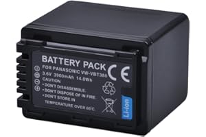 BATMAX 3900mAh VW-VBT380 VBT380 VW-VBT190 VBT190 Battery for Panasonic HC-V800K, HC-VX1K, HC-WXF1K, HCV520, HC-V550, HCV710, HCV720, HC-V750, HC-V770, HC-VX870, HC-VX981, HC-W580, HC-W850, HCWXF99