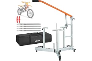 VEVOR Dirt Bike and Dual Sport Tire Changer, Fits for 16"-21" Wheels, 15/17/20/25 mm Axles, Heavy Duty Dirt Bike Tire Changin