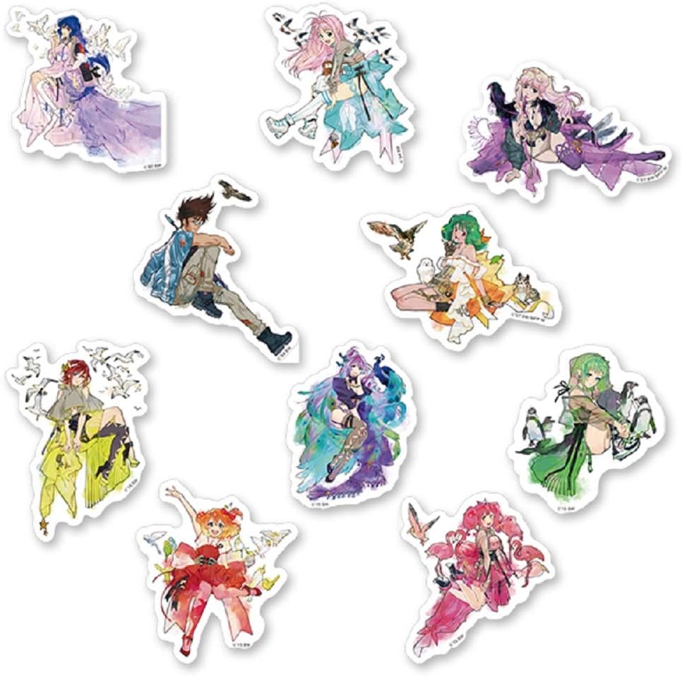 Amazon Macross Crossover Live 19 マクロス クロスオーバーライブ 19 グッズ ステッカー B セット リン ミンメイ 熱気バサラ ミレーヌ フレア ジーナス ランカ リー シェリル ノーム カナメ バッカニア フレイア ヴィオン 美雲