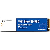 Amazon.com: Western Digital 1TB WD Blue SN580 NVMe Internal Solid 