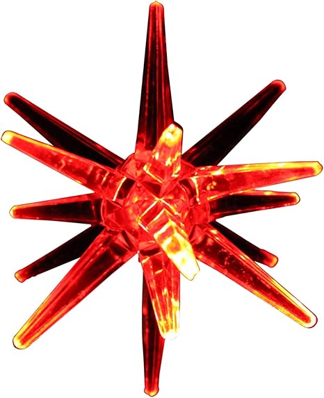 Stella Di Natale A Batteria.Land Haus Shop Stella Di Natale Led A Batteria Decorazioni Luminose Di Natale Per Finestre Stella Di Natale Led In Acrilico Rot Amazon It Casa E Cucina