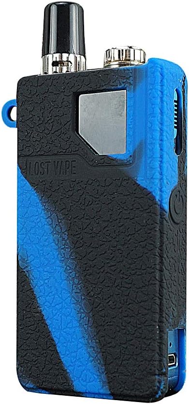 texture case for lostvape orion dan go 40w or lostvape orion q universal protective silicone rubber sleeve cover shield wrap blackblue