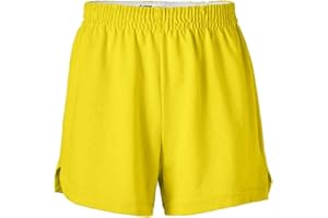 Soffe Girls' Authentic Cheer Shorts – Soft Cotton Blend Gym Shorts for Cheerleading, Dance, Running, Fitness, & Casual Wear