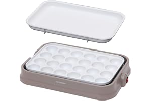 Iris takoyaki Device 2WAY takoyaki Plate Plane Plate Ceramic Coat Gray PHP-C24W-H