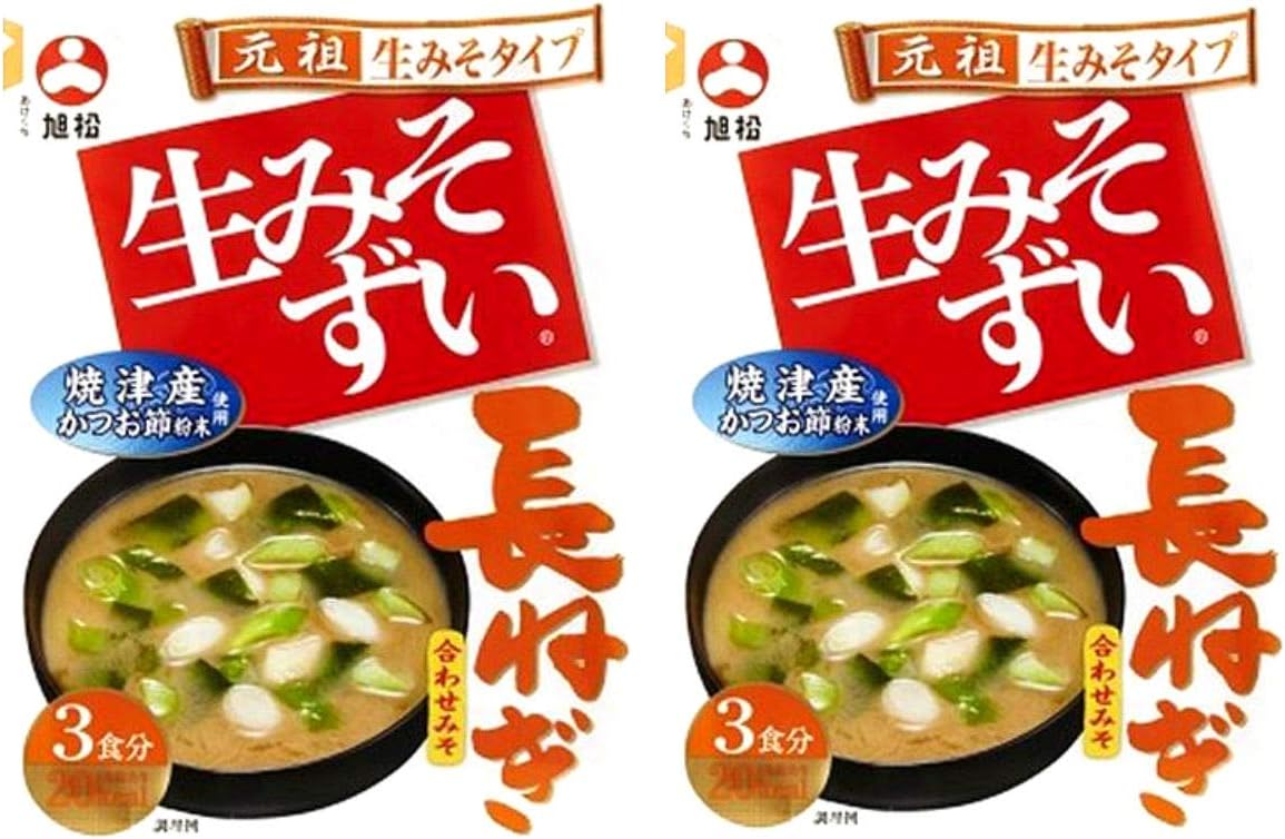 Asahimatsu Instant Miso Soup Japanese leek, entering 3 meals ร2 No.a103