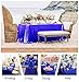 ShinyBeauty Royal Blue Sequin Tablelcoth 60x102-Inch Rectangle Sequin Tablecloth Overlay Blue Glitter Tablelcoth Baby Shower Tablecloth Wedding Birthday Party Event Table Decor