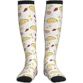 Cayiibe Compression Socks for Women Men Circulation Graduated Supports Socks for Running Travel Nurse Athletic Sports