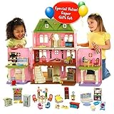Fisher Price Loving FamilyTM Grand Dollhouse Super Set (Caucasian Family)