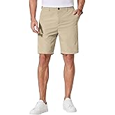 COOFANDY Men's Casual Shorts 9 Inch Flat Front Lightweight Summer Beach Vacation Shorts with 4 Pockets