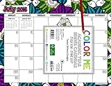 2017 Academic Year COLOR ME Binder Pad Calendar