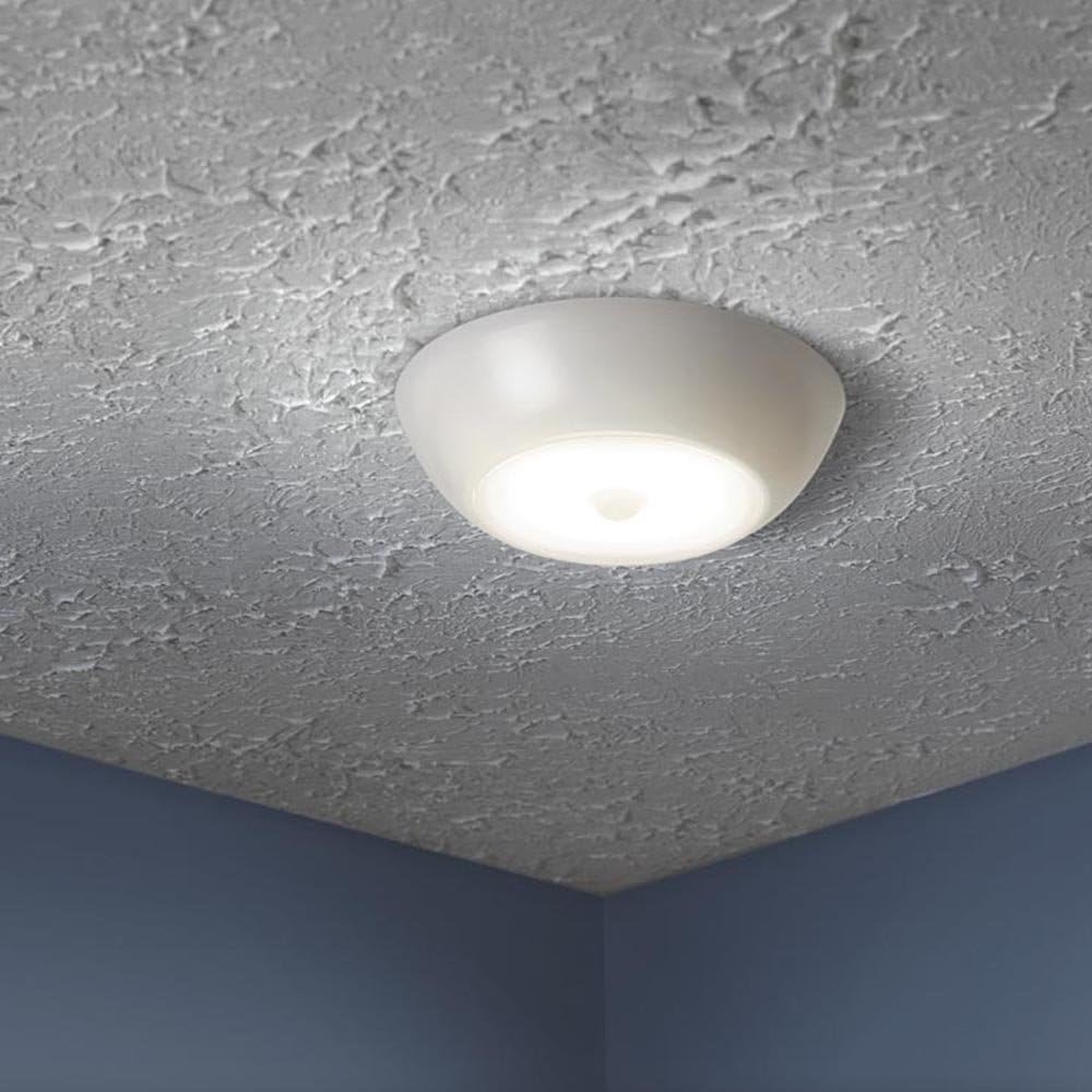 Mr. Beams MB990 UltraBright Wireless Battery Powered Motion Sensing Indoor/Outdoor LED Ceiling Light, 300 Lumens, White: Home Improvement