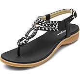 Littleplum Womens Sandals Comfort Arch Support Sandals Summer Walking Shoes Casual Ankle Elastic Flip Flops Shoes