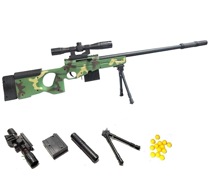 Buy HALO NATION® Airsoft Camouflage AWM M24 Toy Gun with Bb Bullet