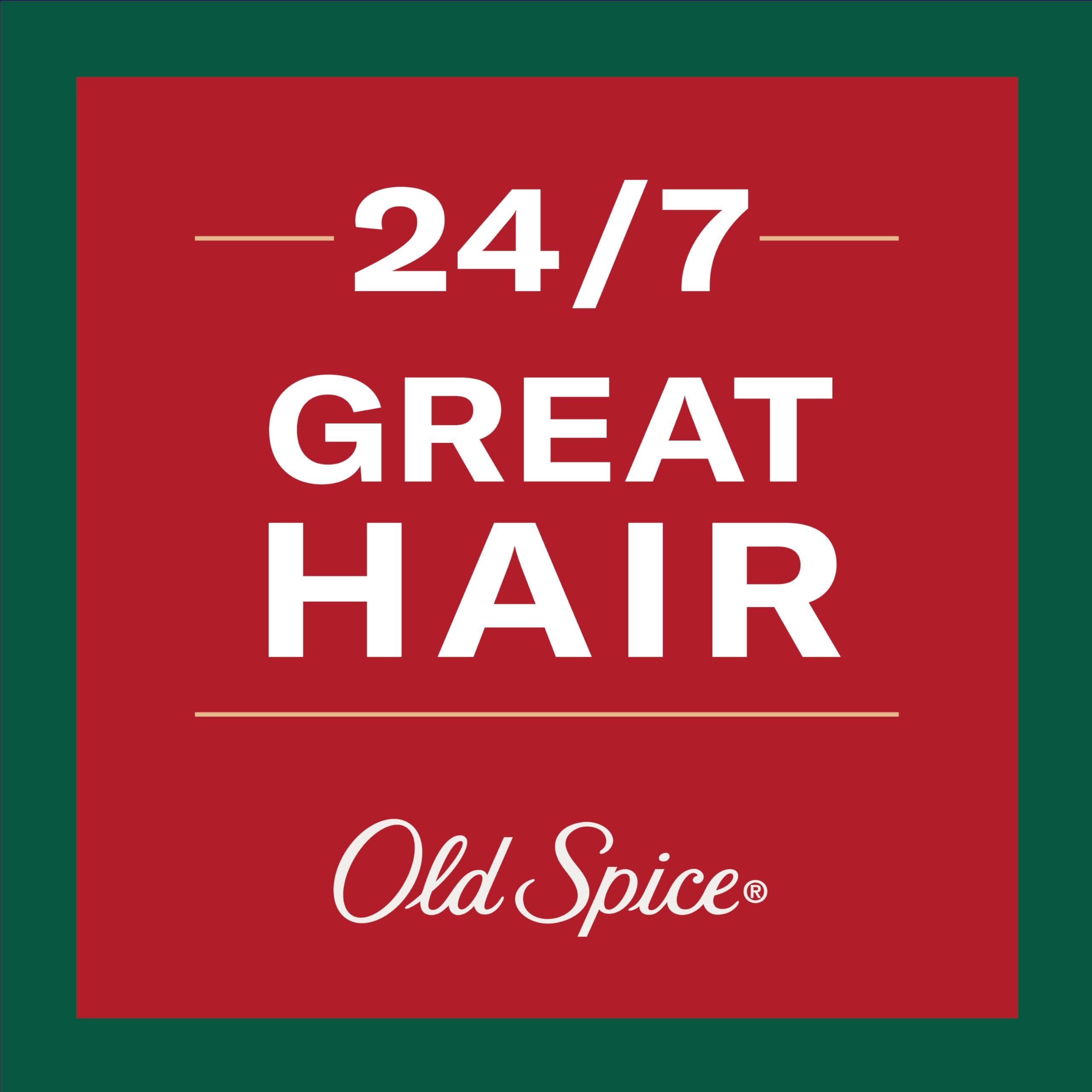 Old Spice No Crunch Crème, Hair Styling Crème for Men, Low Hold, Low Shine, 2.22 Oz