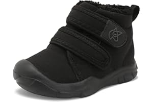 LeIsfIt Toddler Boots Girls Boys Warm Winter Boots Cozy Plush Lining Winter Shoes Indoor Outdoor Faux Fur Booties