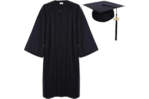 Newrara Graduation Gown Cap Tassel Set