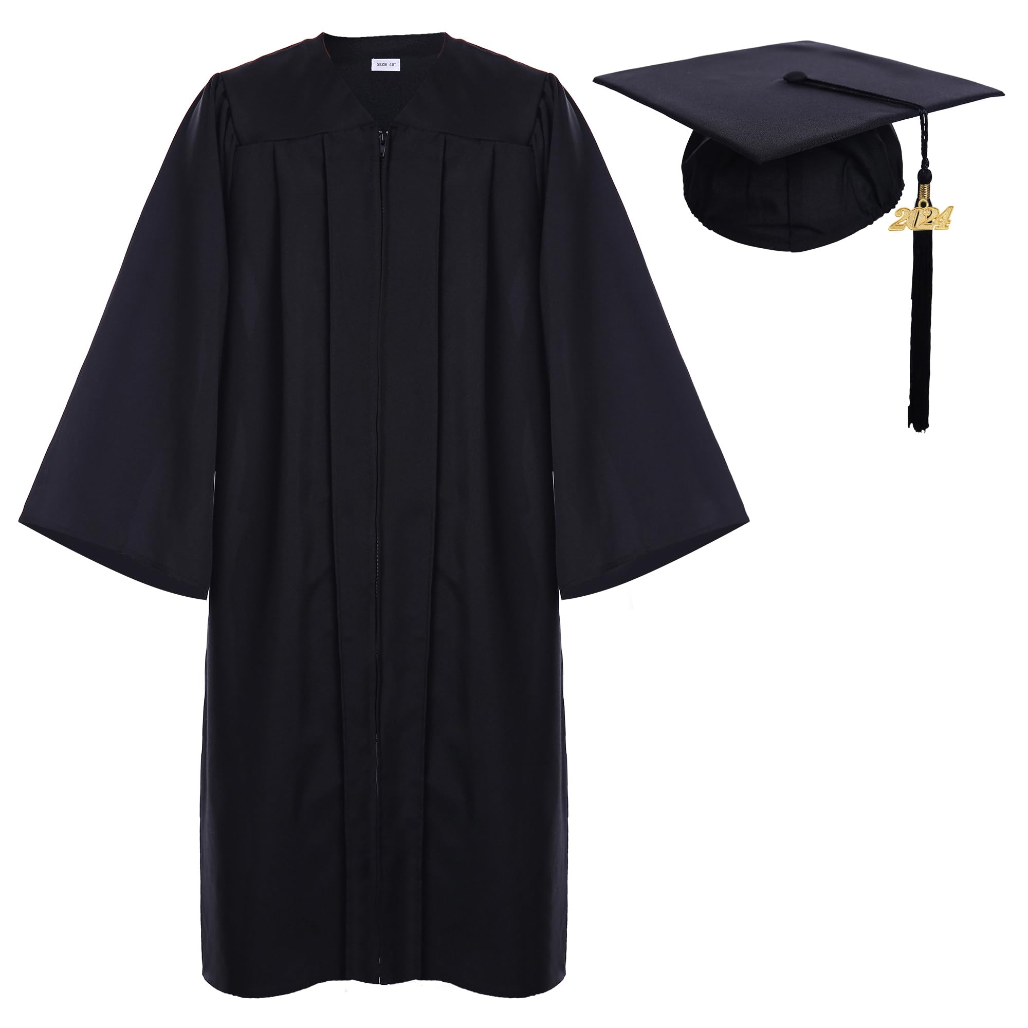 Graduation Gown Cap Tassel Set Classic Graduation Ceremony Outfit | eBay