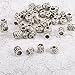 Pangda 40 Pieces Hair Tube Beads Dreadlocks Beads Hair Braiding Jewelry Hair Decoration Accessories, 4 Styles, Tibetan Silver