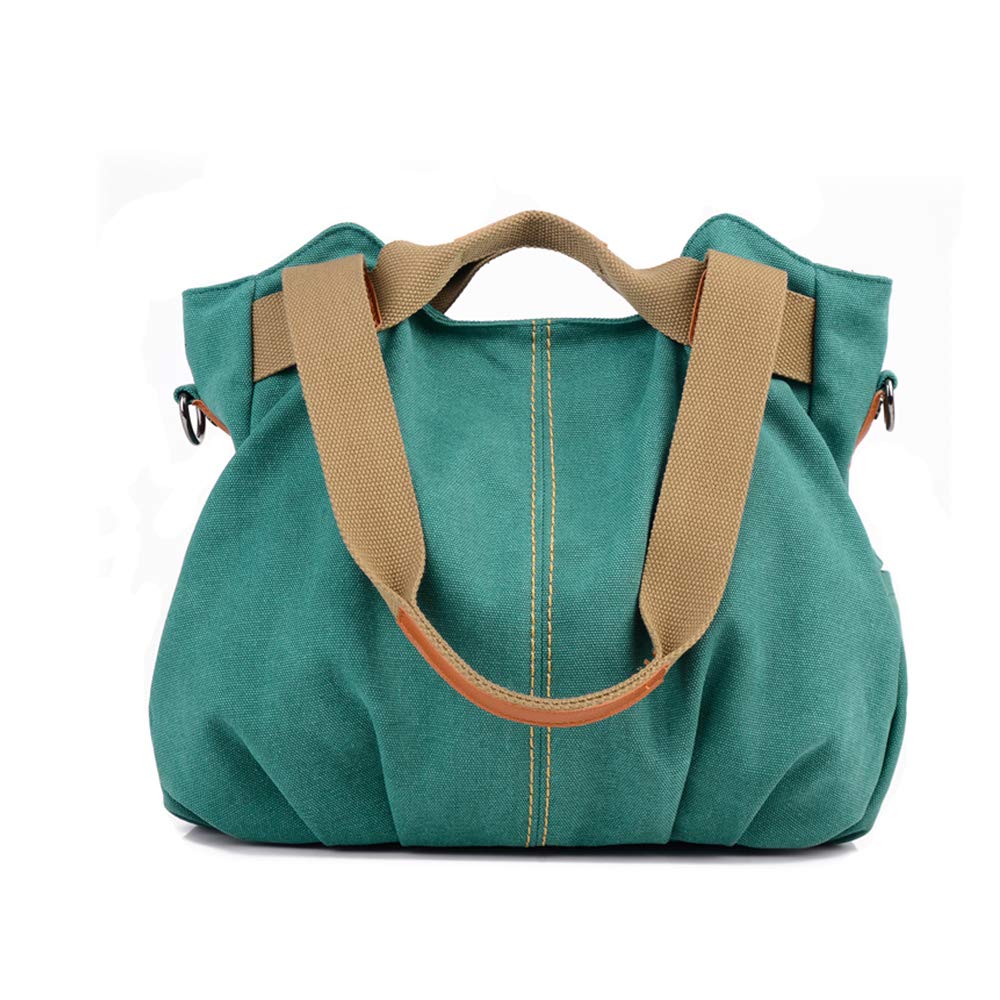 Chikencall Women Ladies Bags Casual Vintage Hobo Canvas Mulit-Pocket Daily Purse Messenger Top Handle Shoulder Large Tote Shopper Handbag Shopping Graffiti European Style Bags