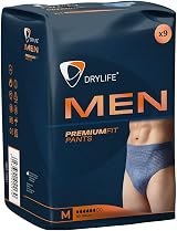 Drylife Men Premium Fit Incontinence Pants Medium 9 Pack - Anti-Leak view 2