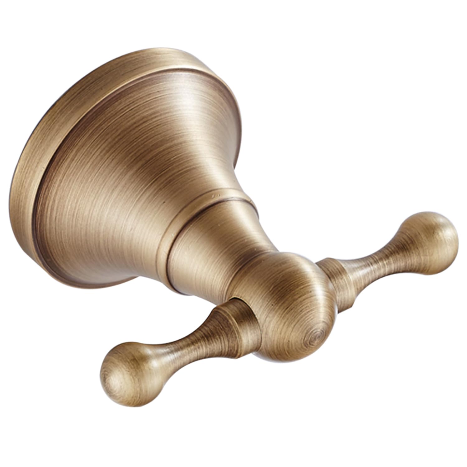 Flybath Coat Hook Antique Brass Towel Robe Hooks Bathroom Kitchen Accessories Wall Mounted, Brushed Brass