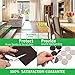 Premium FELT PADS - Ultra LARGE PACK 226 pcs - 2 COLORS! Best Felt Furniture Pads for hardwood floors & Vinyl & Laminate - chair leg floor protectors BONUS: 24 Furniture BUMPERS PADS + 2 FELT SHEETS