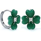 St. Patrick'S Day Earring for Women Green Clover Earrings Stud Shamrock Earring Hoop Irish Jewelry St Patricks Day Shirt Accessories