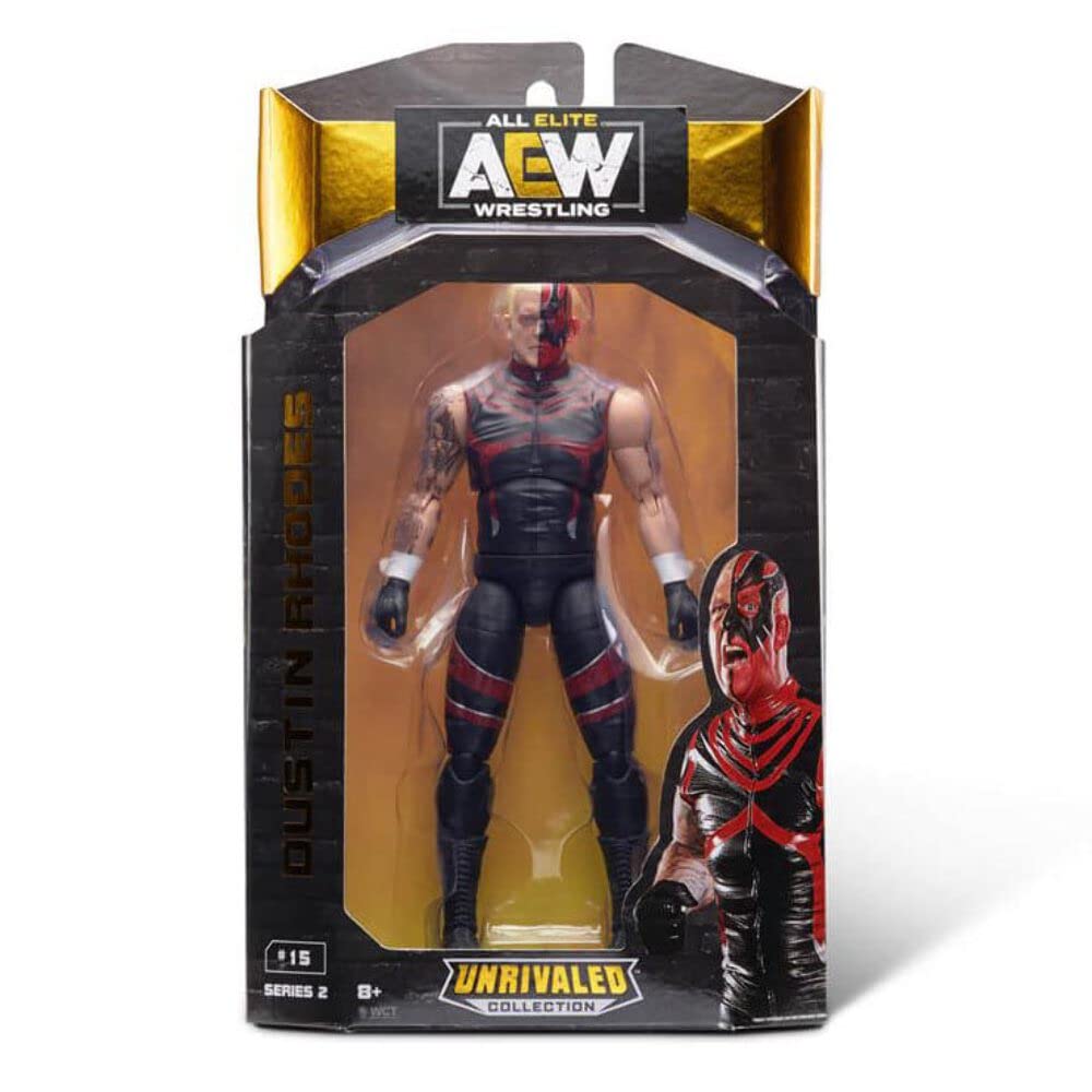 AEW Unrivaled Series 2 Dustin Rhodes Wrestling Figure All Elite Wrestling