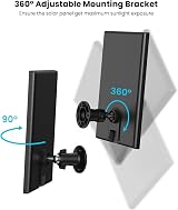ieGeek Solar Panel with 3m Type-C Cable and 360° Bracket for ieGeek Cameras view 2