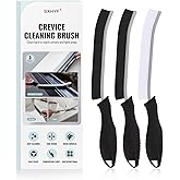 SXhyf Crevice Cleaning Brush - Grout Scrub Brush, House Cleaning Supplies | Small Brushes for Cleaning, Hard Bristle Tile Grout Brush Gap Cleaning Tool for Household Use, Bathroom, Kitchen (3pcs)
