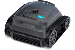 Pondee X5 Cordless Robotic Pool Cleaner, Wall & Waterline Cleaning, Smart Navigation, Smart Precision Docking™, 180Mins Runtime, 4 Cleaning Modes, Pool Vacuum for Inground Pools up to 3,229 sq.ft