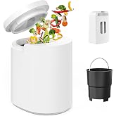 Electric Composter for Kitchen, 3L Food Recycler Composter with Auto-Cleaning/Odor-Free/LED Display/Low Noise, Smart Countertop Compost Bin 4-6H Turn Food Waste into Fertilizer for Home Indoor Use