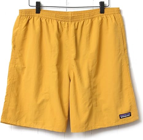 Amazon Co Jp パタゴニア バギーズロング7インチ メンズ Men S Baggies Longs 7 バギーズショーツ Patagonia Xsサイズ Yurt Yellow Yrty 服 ファッション小物