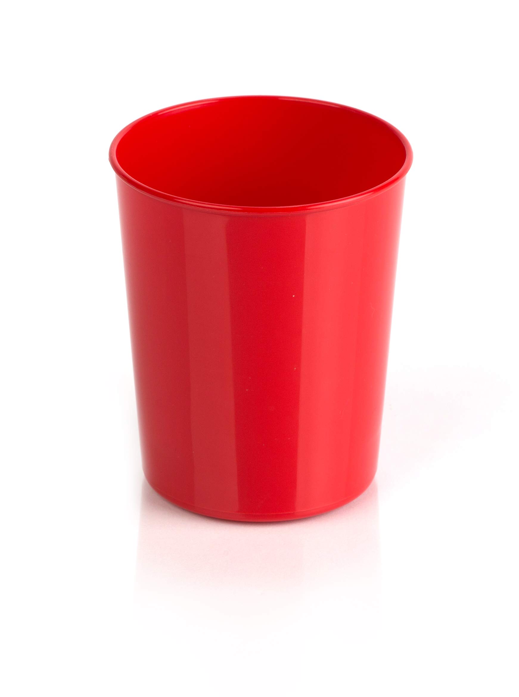 Kimmel 21-000-1203-1 Drinking Cup Shatterproof Stackable Reusable 180 ml Plastic Red