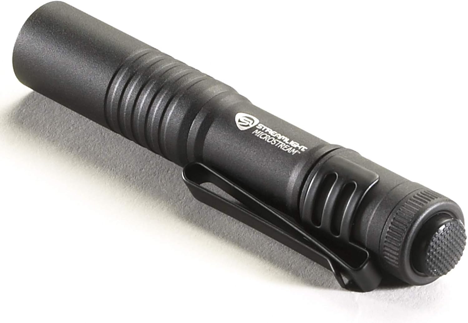 Streamlight MicroStream Ultra-compact Aluminum body with AAA alkaline battery, 3.5 Inch - 1.04 oz - 45 Lumens - 66318, Black: Home Improvement