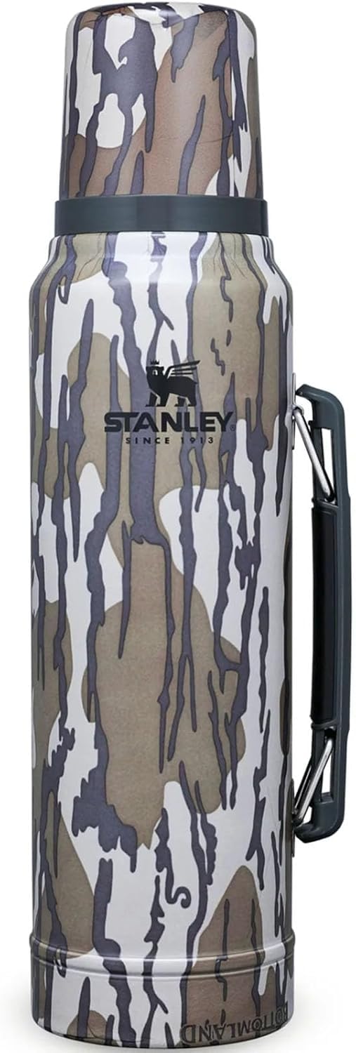 Stanley 1913 Classic Legendary Thermal Flask 1L - Keeps Hot Or Cold for 24 Hours - BPA-Free Insulated Bottle - Stainless Steel Coffee Flask - Leakproof - Dishwasher Safe - Mossy Oak — image 1