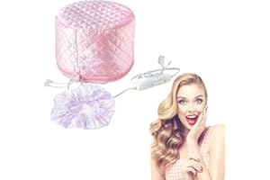 Hair Care Cap, 110V Yomagine Pink Hair Heat Treatment Cap, Deep Conditioning Heat Cap, Thermal Treatment Caps for Hair Spa, Beauty Steamer Nourishing Hat for Family Personal Care