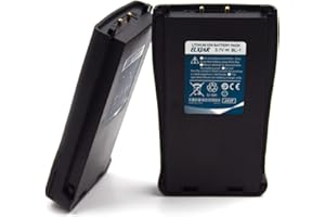 hflexgrad (2-Pack) 3.7V BL-1 1500mAh Li-ion Rechargeable Battery Replacement for Baofeng BF-666S BF-777S BF-888S BF-999S Retevis H-777 Arcshell AR-5 Ansoko Radios