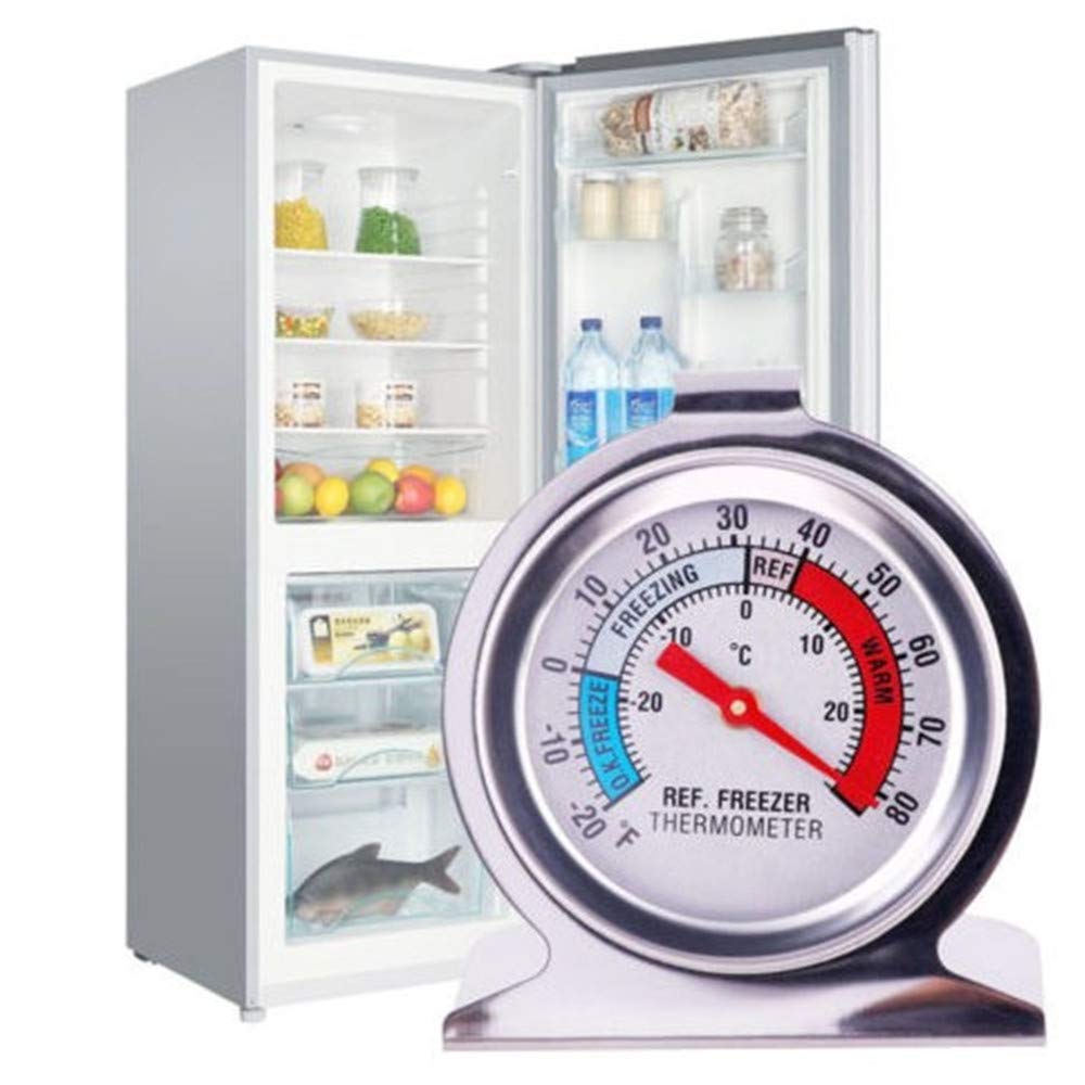 2 Pack JSDOIN Freezer Refrigerator Refrigerator Thermometers Large Dial