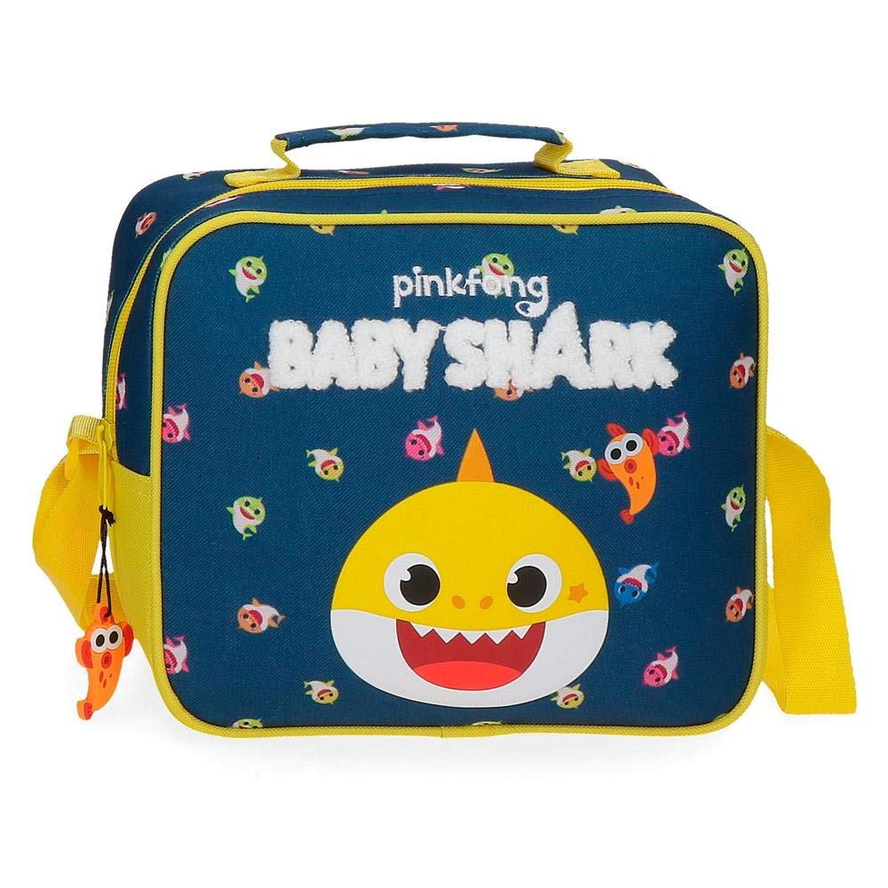 Baby Shark My Good Friend Adaptable Beauty Case with shoulder strap Blue 23x20x9 cm Polyester